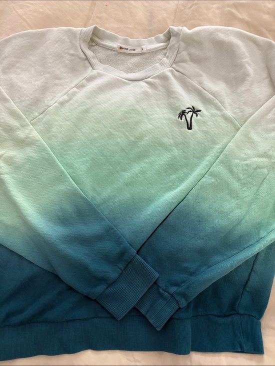 Marine Layer Other - Marine Layer Ombre Crewneck Sweatshirt - White, Green, Blue